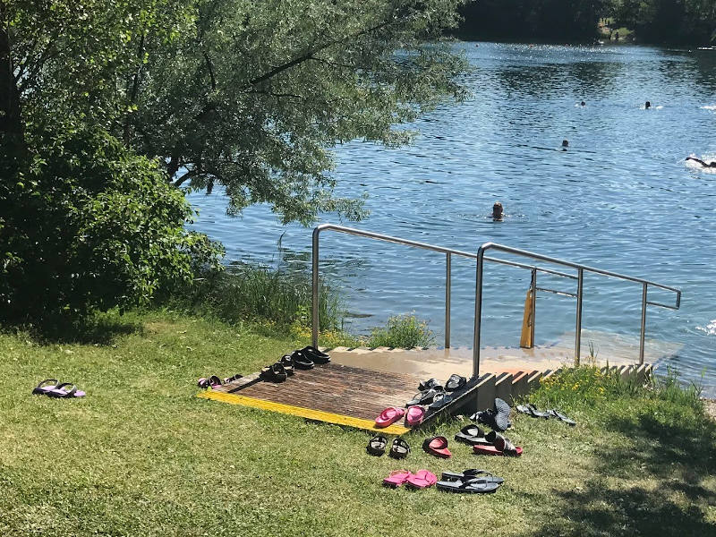 Badeteich Laxenburg Steige in Badeteich