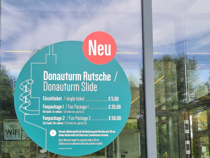 Eintrittspreise: Einzelticket 5€, Funpackage 1 25€, Funpackage 2 50€