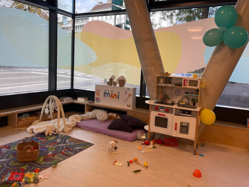 Kaufmannsladen im mini*Eltern-Kind-Treff Margareten