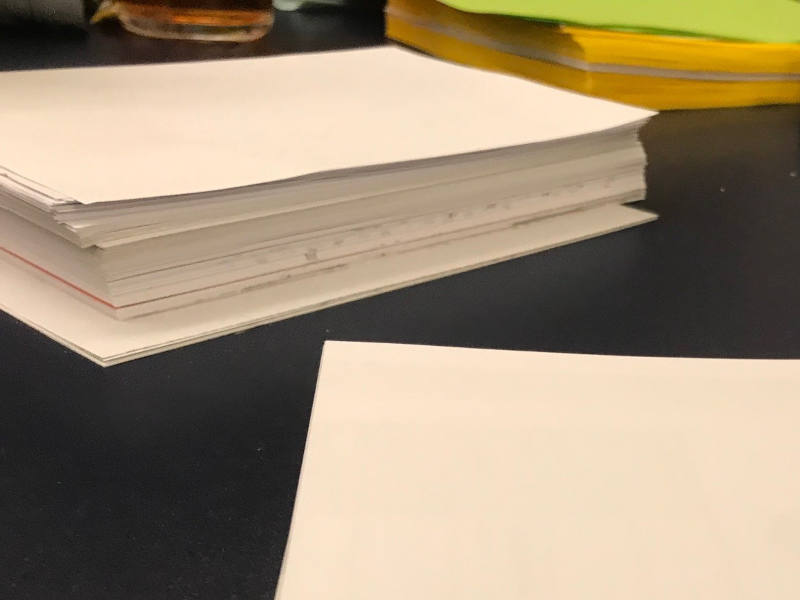 Papierstapel Papierstapel.