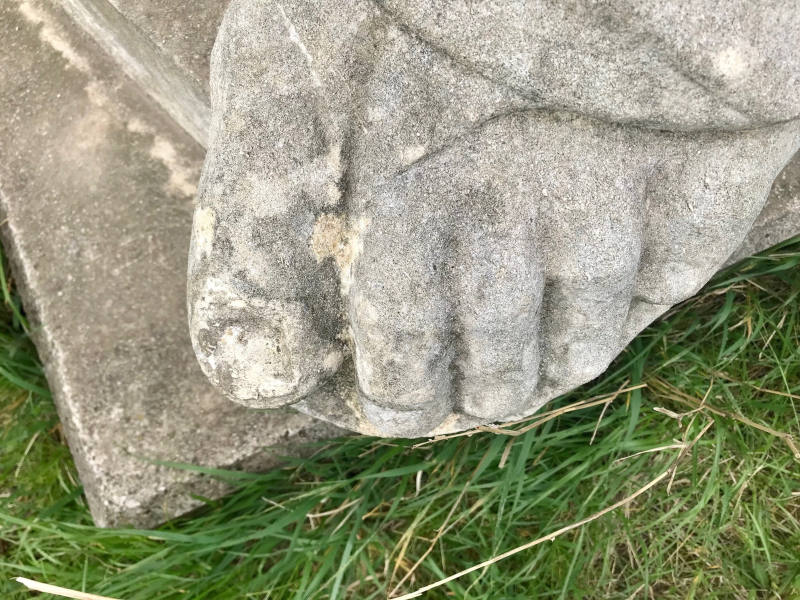 Statue_Zehen Zehen einer Statue.