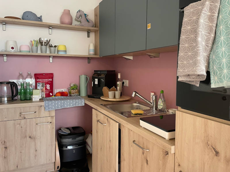 Küchenbereich im mini*Eltern-Kind-Treff Margareten