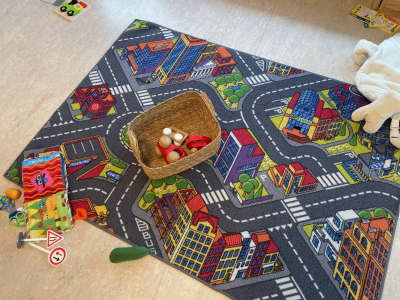 Spielteppich im mini*Eltern-Kind-Treff Margareten