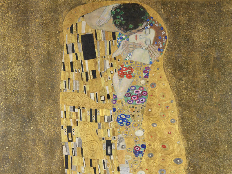 Gustav Klimt „Der Kuss“