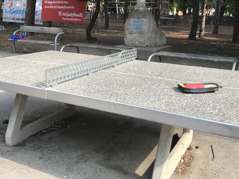 Tischtennistisch im Allerheiligenpark