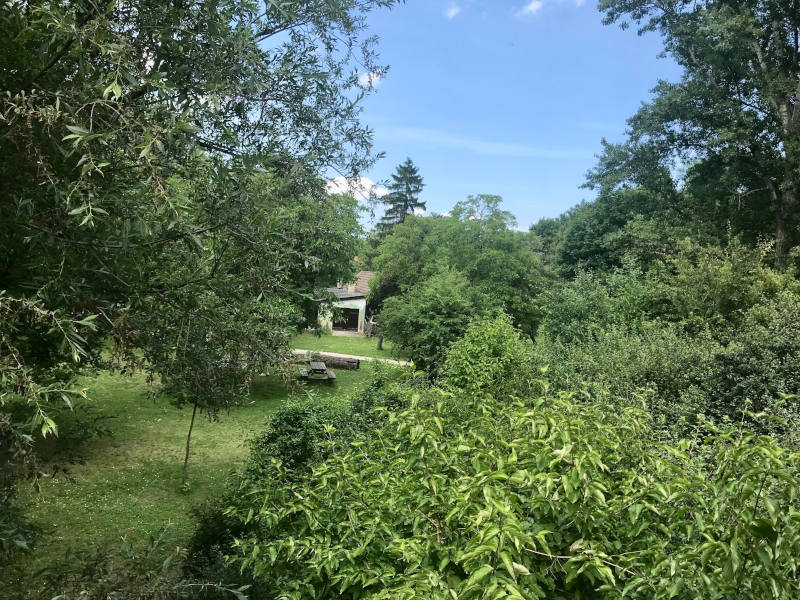 Blick zum Spielplatz