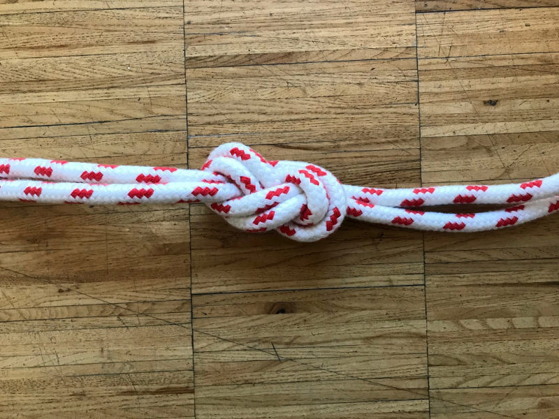 Seil mit Knoten