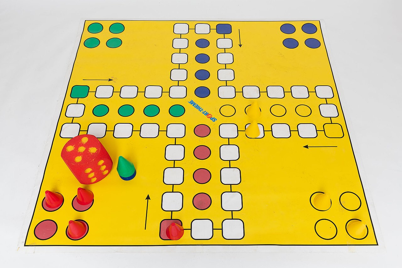 Mensch Ärgere Dich Nicht auf Plane