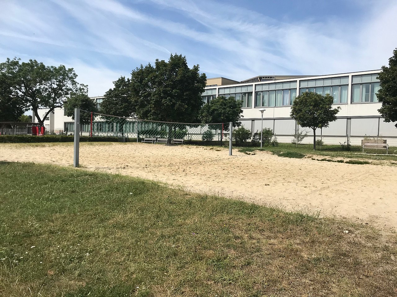feiner Sand mit Netz 