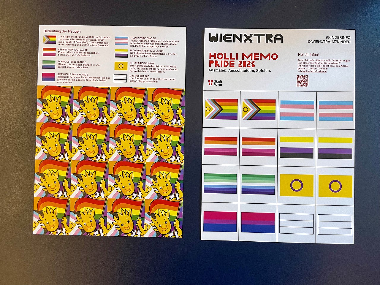 Holli Memo zu Queren Fahnen Holli Memo