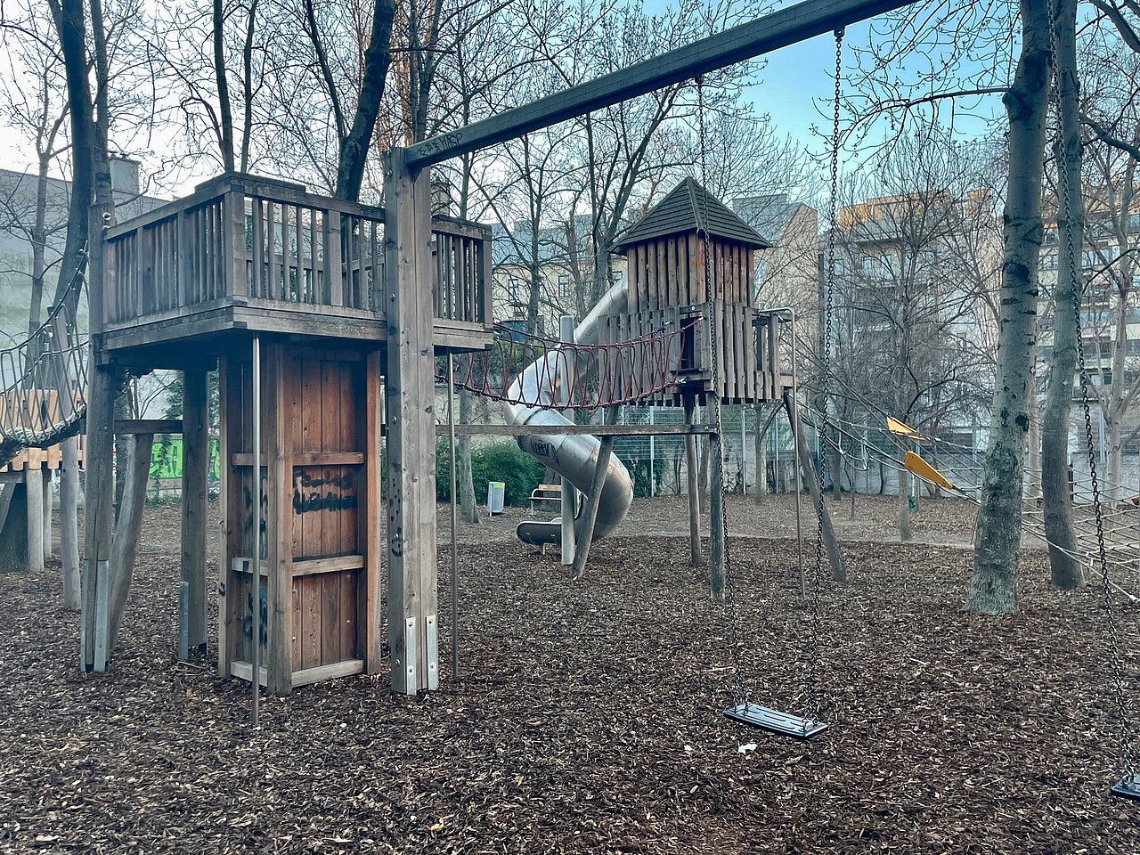 Klettergerüst Klettergerüst im Scheupark