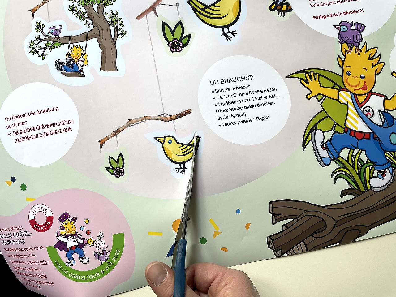 DIY Frühlingsmobile selbst basteln