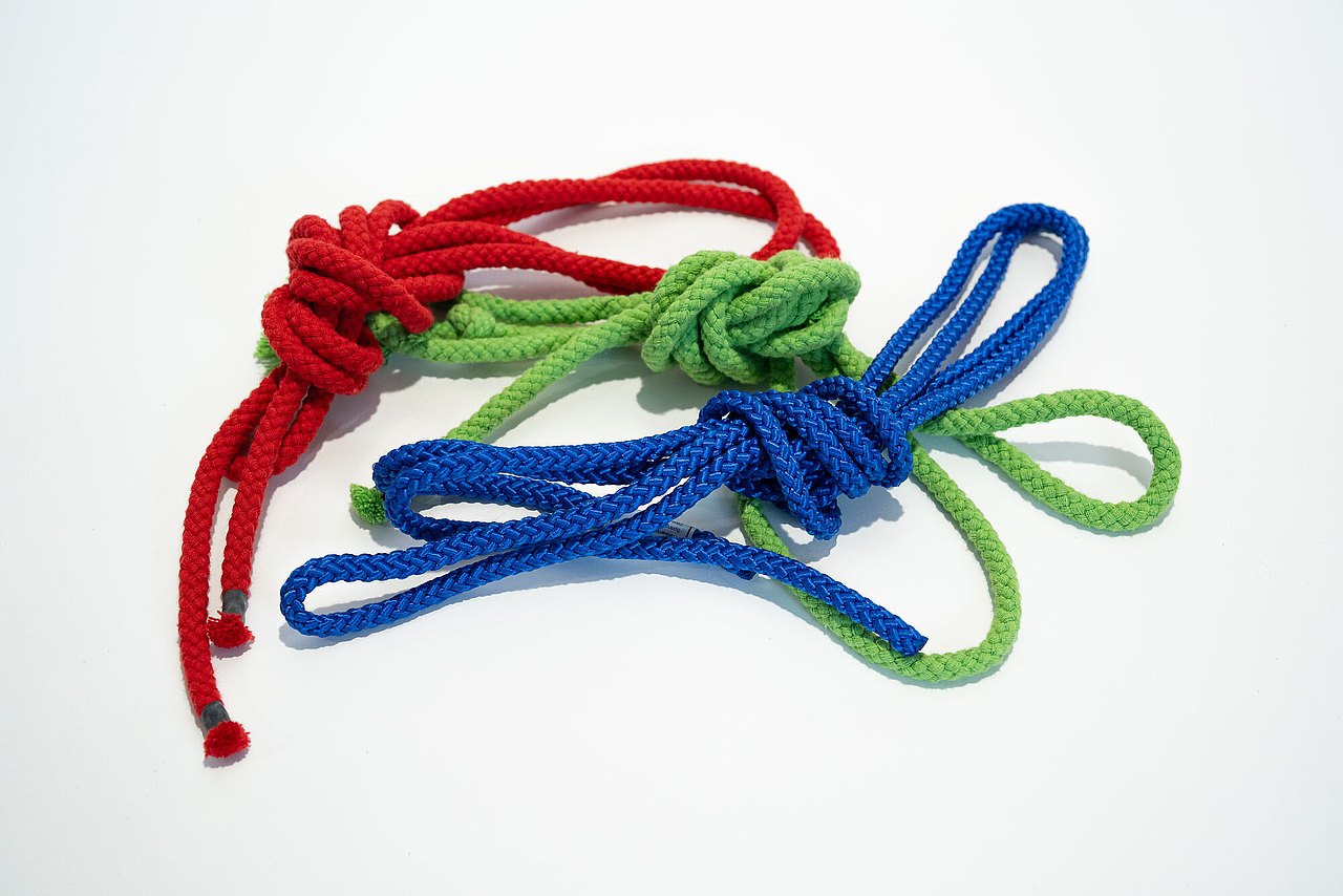 Stoffseile zum Seilspringen in div. Farben
