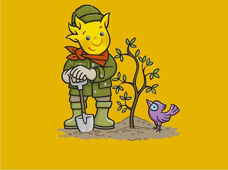 Holli Förster Holli pflanzt einen Baum