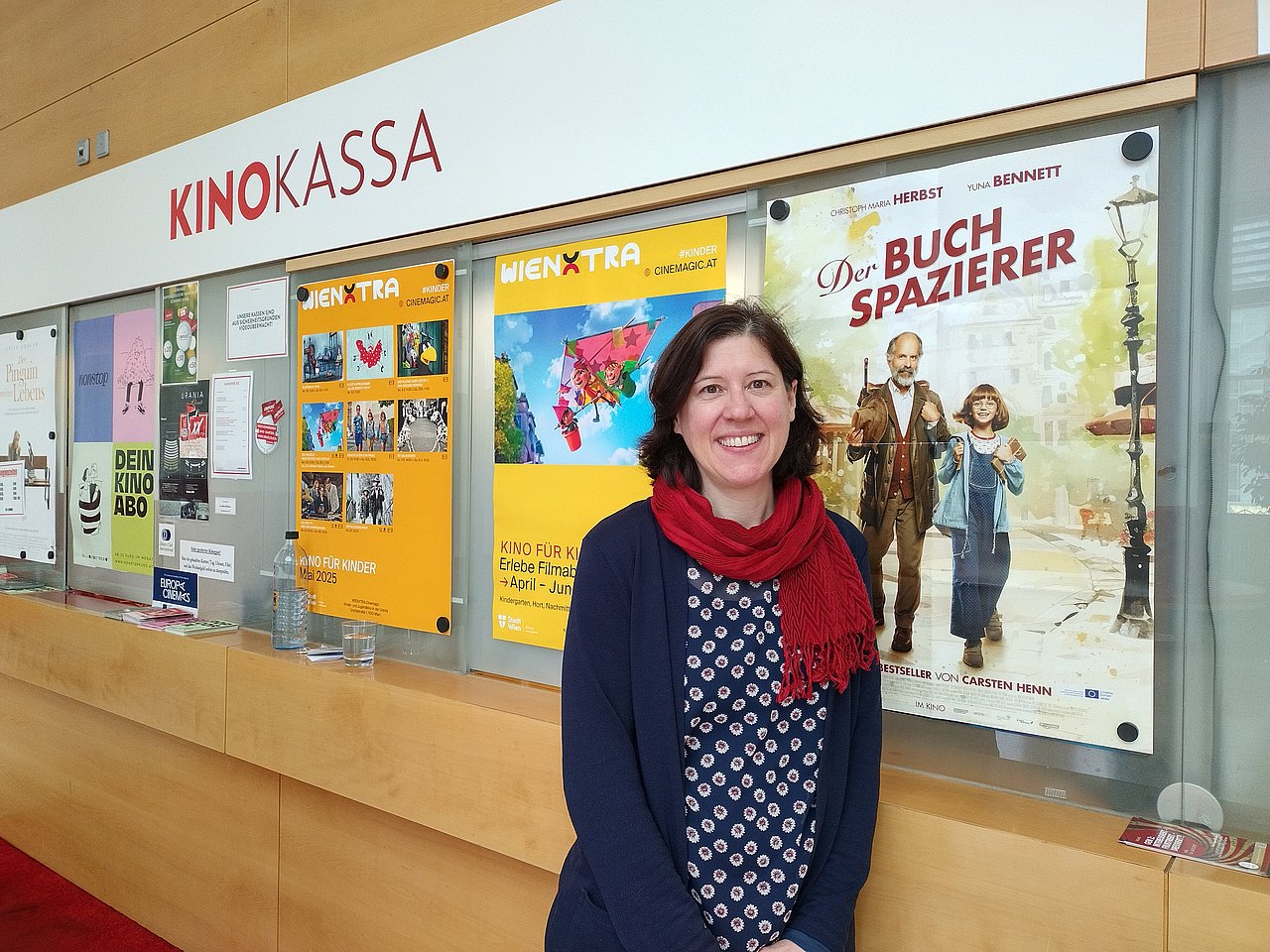 Filmgespräch mit Barbara Eichinger, Büchereien Wien, Leitung Kirango Kinderplanet, zum Film DER BUCHSPAZIERER am 23.5.2025