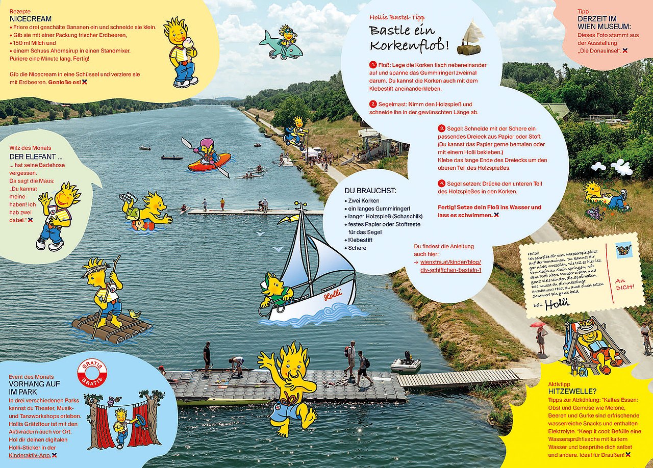 Donauinsel mit Holli und Tipps für den Sommer