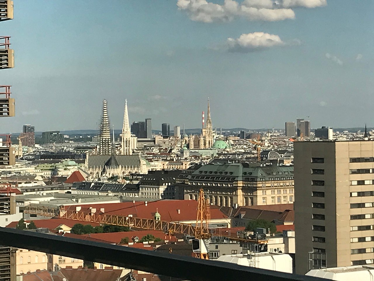 Blick auf Stadt