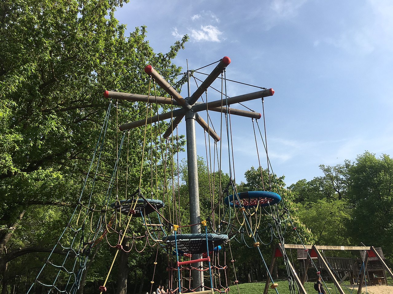Kettenkarussell am Spielplatz