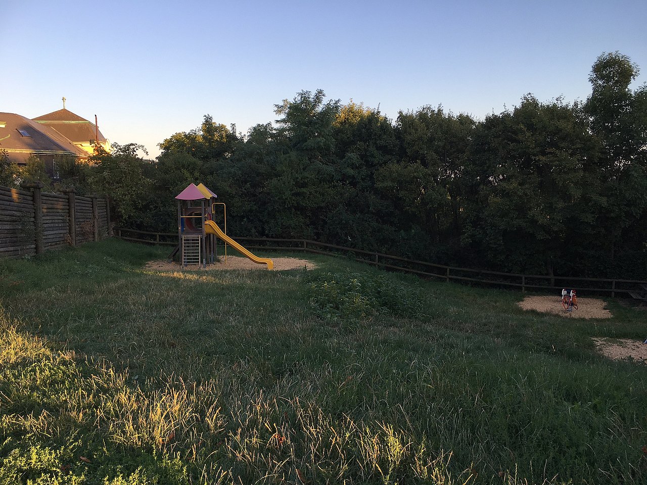 Spielplatz von weiter oben