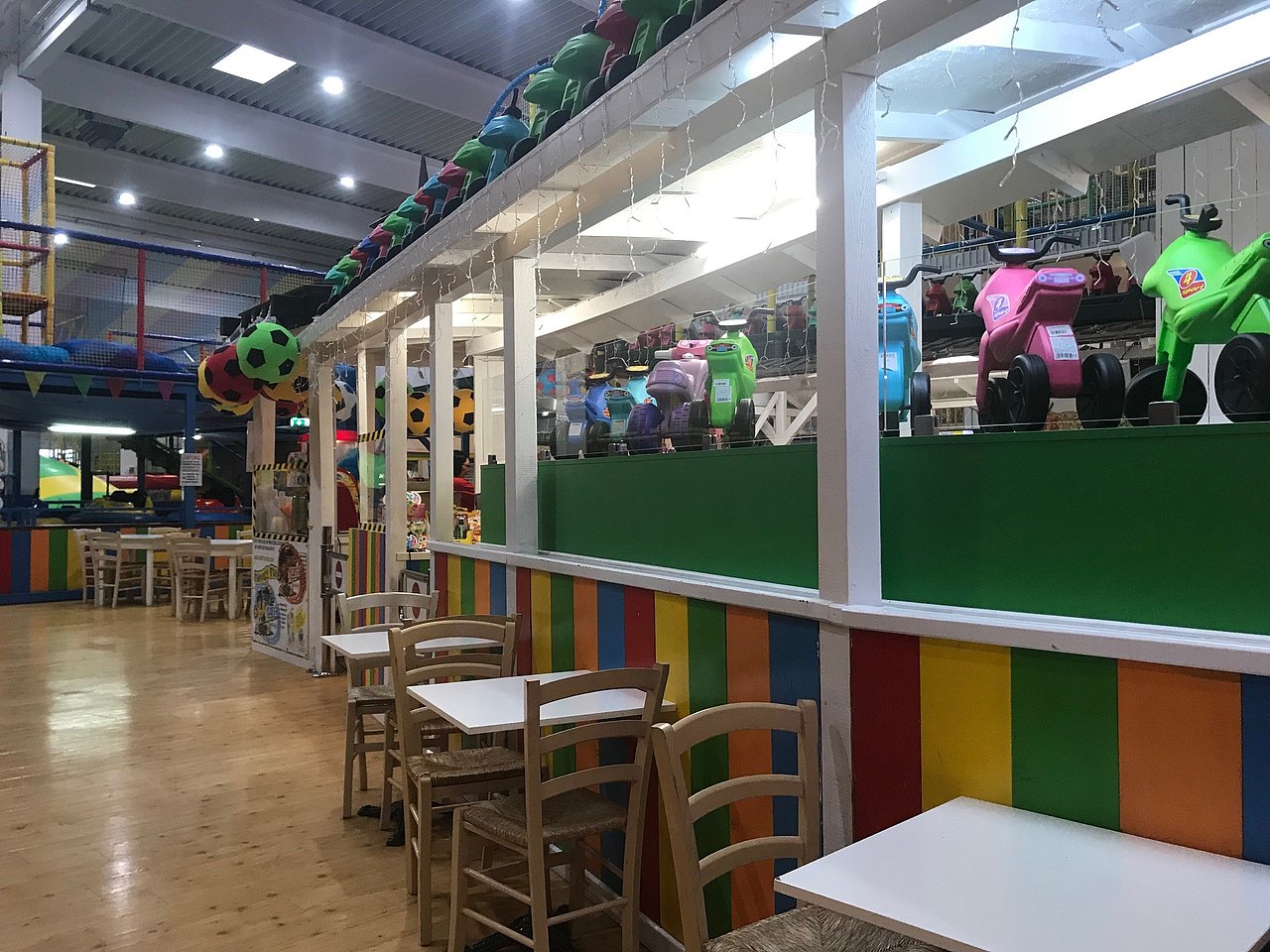 Ansicht auf Gastronomie-Schank