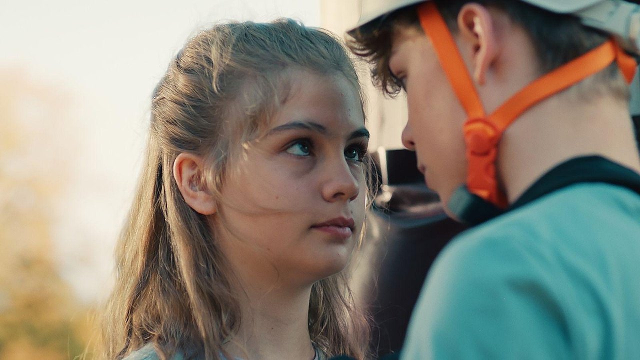 Filmbild von Himbeeren mit Senf