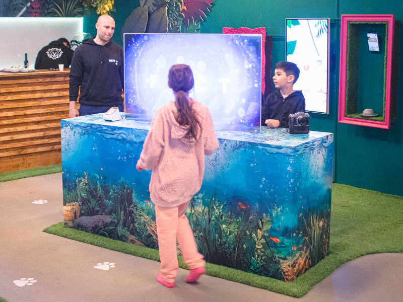 Stationenbetrieb im GEDS Jungle Spielstation im GEDS Jungle